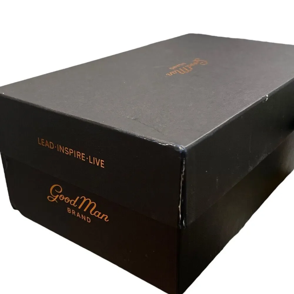 Good Man Brand Men’s 7.5 Black Leather Lexington Penny Loafers By Russell Wilson